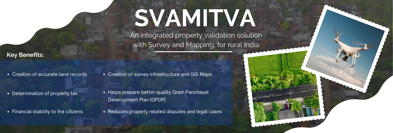 Image of SVAMITVA, ग्रामीण भारत के लिए सर्वेक्षण और मानचित्रण के…