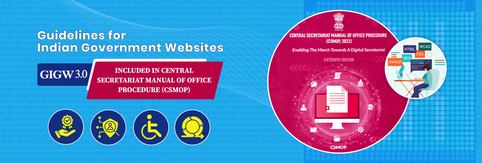 Image of भारत सरकार की वेबसाइटों के लिए दिशानिर्देश